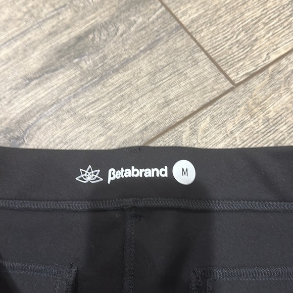 NEW • Betabrand • Women’s Classic Dress Pant Yoga Pant | Bootcut Black Medium - Picture 4 of 5